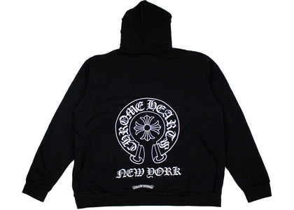 Chrome Hearts New York Exklusiver Hoodie Schwarz