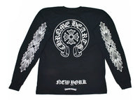 Chrome Hearts New York Exclusive Langarm-T-Shirt Schwarz