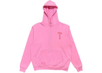 Chrome Hearts Roter Logo-Hoodie Rosa
