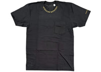 Chrome Hearts Short Sleeve Pocket Crew T-shirt Black/Army Green