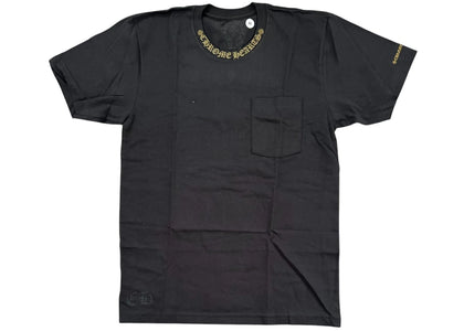 Chrome Hearts Short Sleeve Pocket Crew T-shirt Black/Army Green - authentic Chrome Hearts apparel