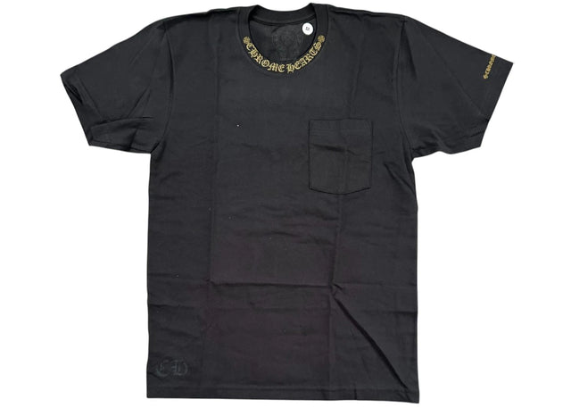 Chrome Hearts Short Sleeve Pocket Crew T-shirt Black/Army Green