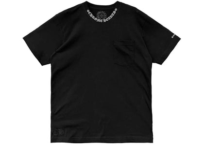 Chrome Hearts Kurzarm T-Shirt mit Brusttasche Schwarz