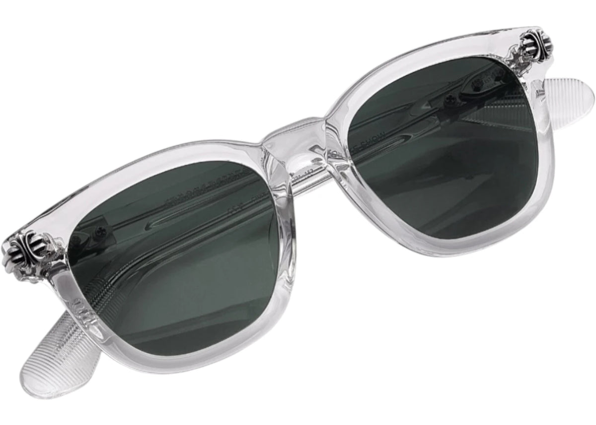Chrome Hearts Smoke Show Sunglasses Crystal Dark Geen - vue secondaire A