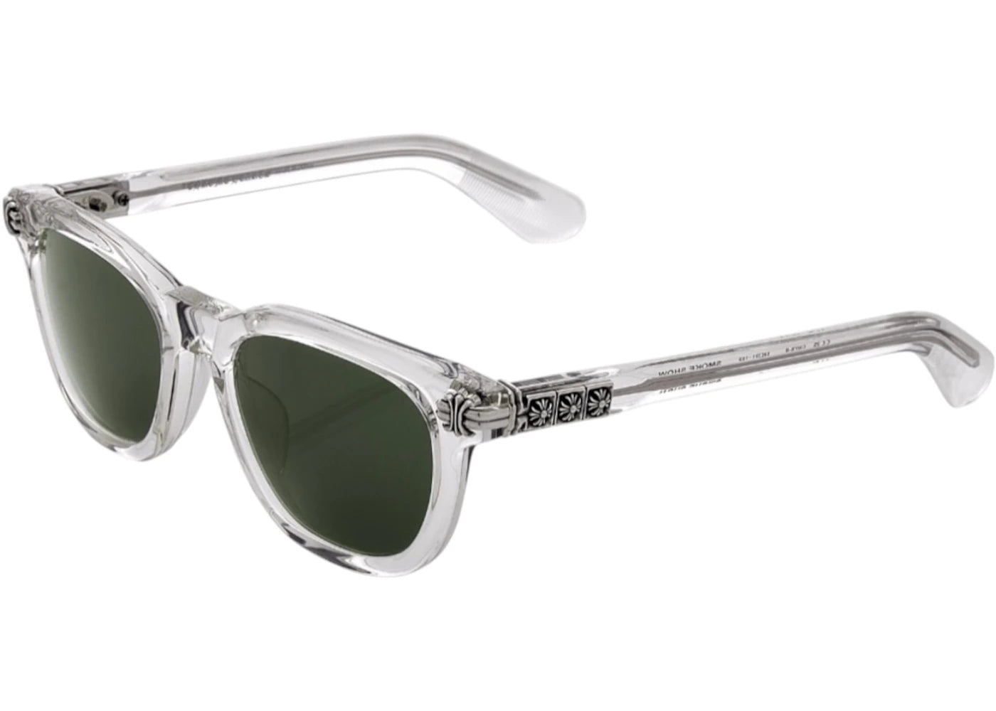 Chrome Hearts Smoke Show Sonnenbrille Crystal Dark Green - vue 360