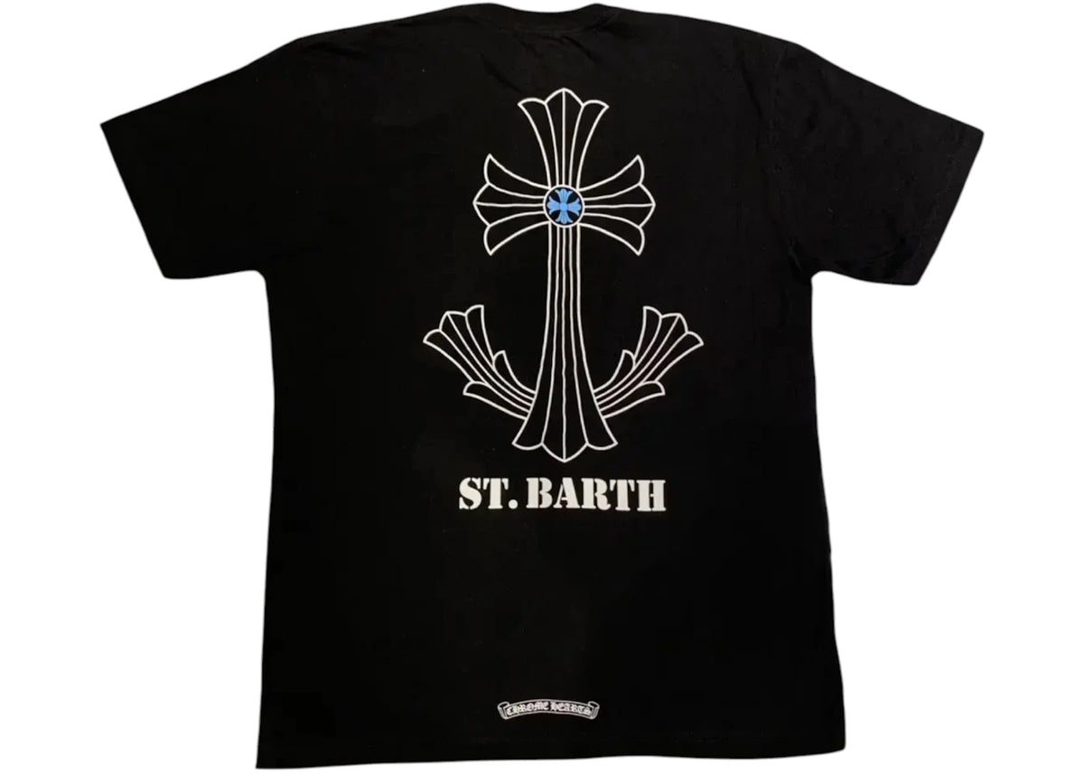 Chrome Hearts St. Barths Exclusive Anchor T-shirt Black/Blue - vue 360