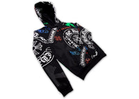 Chrome Hearts Schablonen-Hoodie Schwarz