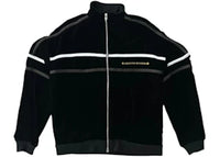Chrome Hearts Velour Track Jacket Navy
