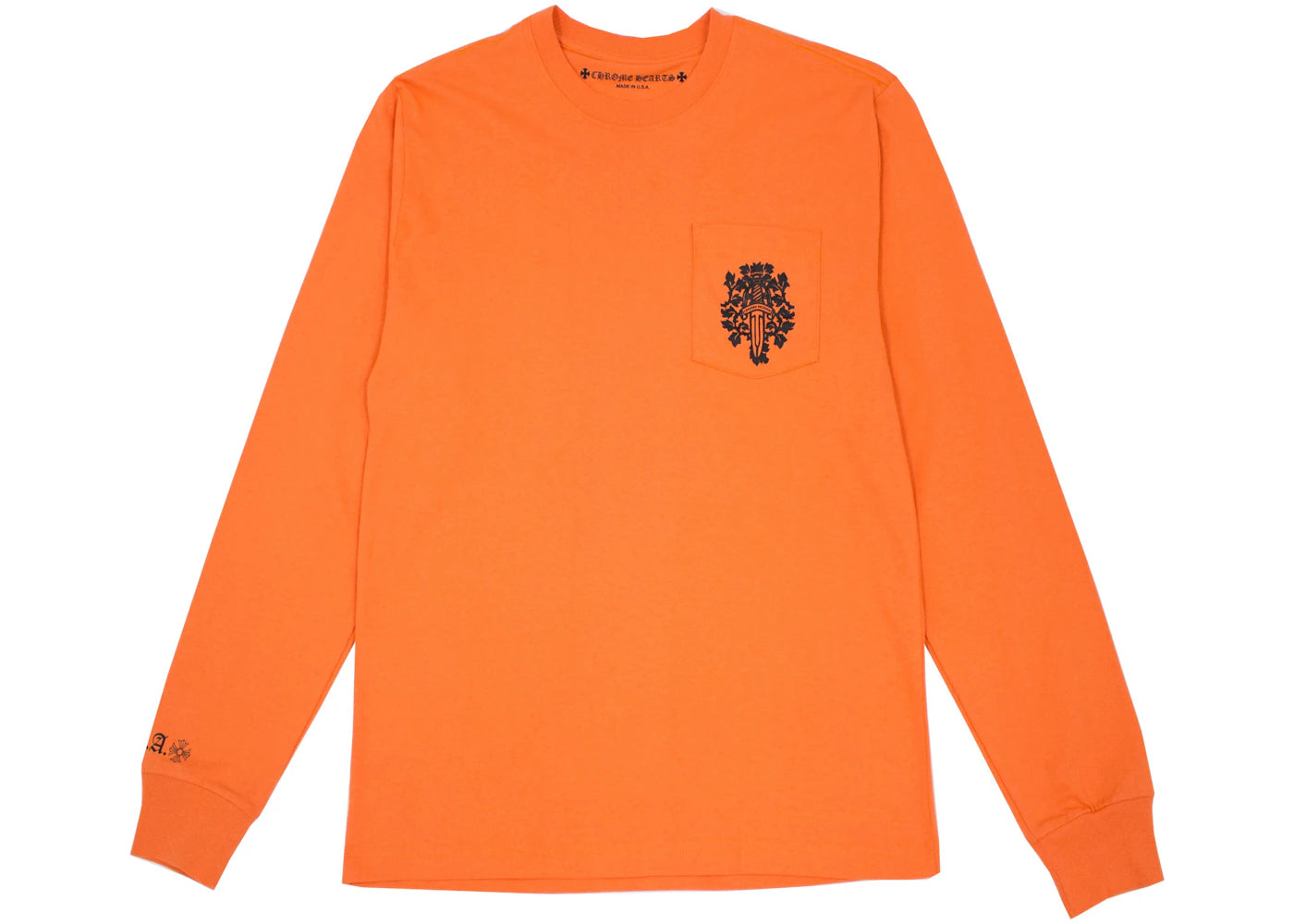 Chrome Hearts Vine Dagger L/S T-shirt Orange/Black - vue secondaire B