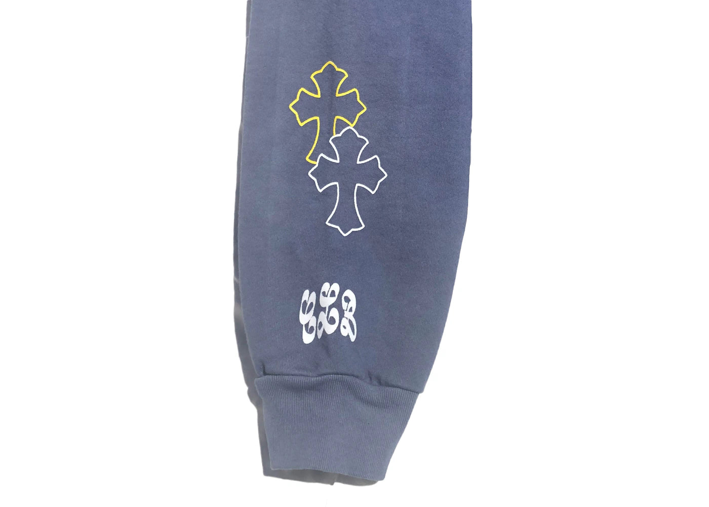 Chrome Hearts x Drake Certified Chrome Hand Dyed Hoodie Washed Blue (Miami Exclusive) - vue secondaire B