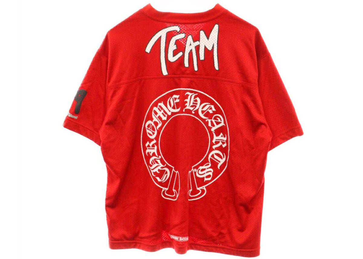 Chrome Hearts x Matty Boy PPO Form Team Mesh Warm Up Jersey T-Shirt Rot - vue secondaire A