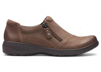 Clarks Carleigh Ray Taupe Nubuck (Women's)