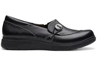 Clarks Certina Ease Black Leather (Women's)
