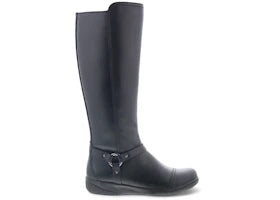 Clarks Cheyn Lindie Black Leather (Women's) - vue 360
