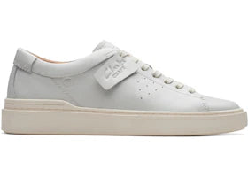 Clarks Craft Swift White Leather