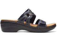 Clarks Merliah Coral Navy Leather (Women's)