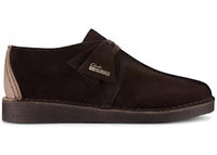 Clarks Originals Desert Trek Dark Brown Suede Beige