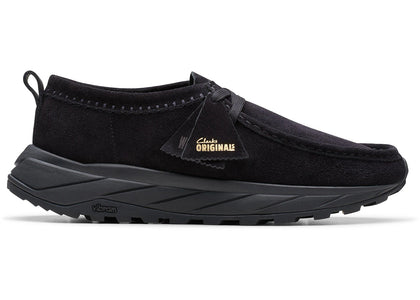 Clarks Originals Walla Eden Lo Black Suede - authentic Clarks sneakers