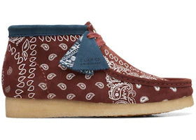 Clarks Originals Wallabee Boot Brick Paisley - authentic Clarks sneakers