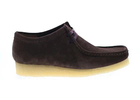 Clarks Originals Wallabee Boot Dark Brown Suede - authentic Clarks sneakers