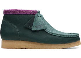 Clarks Originals Wallabee Boot Green Combination - authentic Clarks sneakers