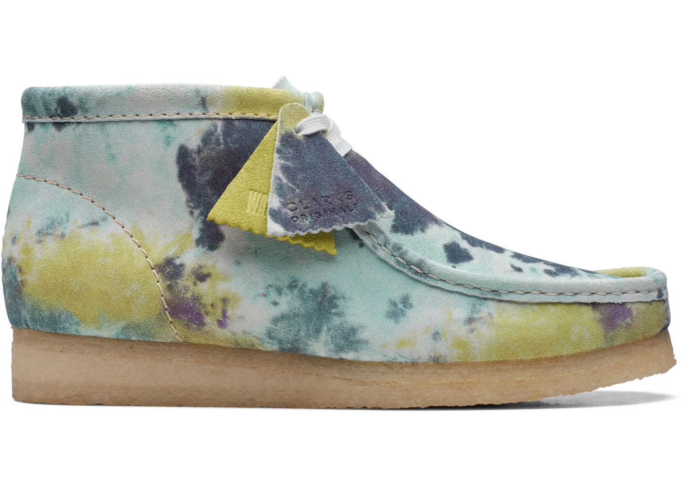 Clarks Originals Wallabee Boot Turquoise Tie Dye - vue secondaire A