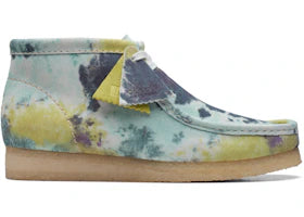 Clarks Originals Wallabee Boot Turquoise Tie Dye - vue 360