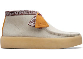 Clarks Originals Wallabee Cup Boot White Interest - authentic Clarks sneakers