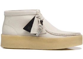 Clarks Originals Wallabee Cup Boot White Nubuck (Women's)