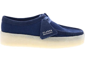 Clarks Originals Wallabee Cup Navy Cord (Women's) - vue 360