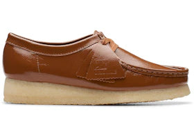 Clarks Originals Wallabee Dusk Brown Patent Leather (Women's) - vue 360