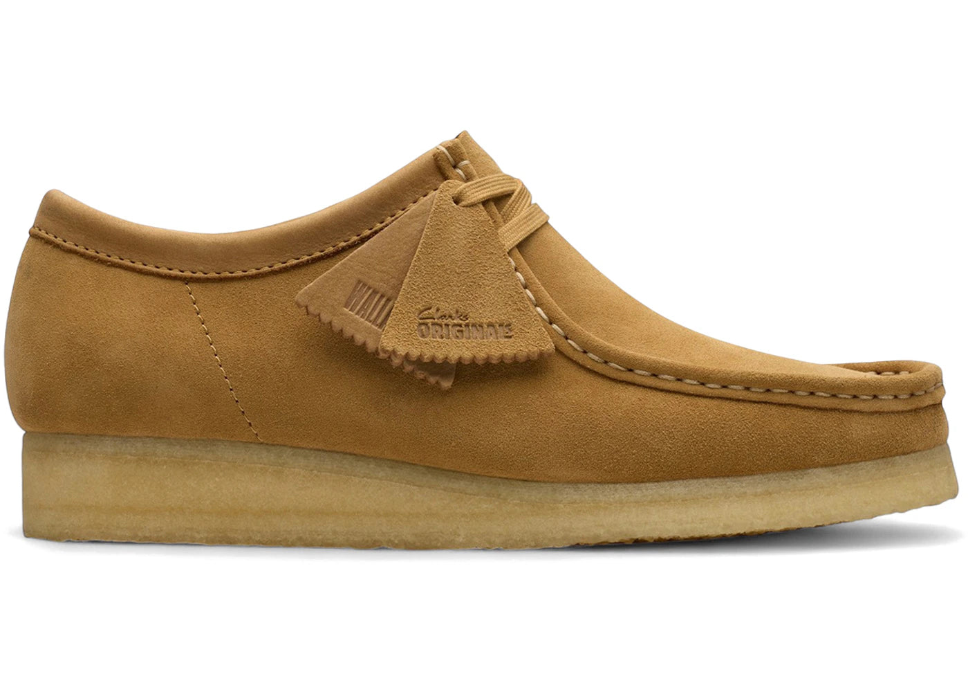 Clarks Originals Wallabee Mid Tan Suede - vue 360