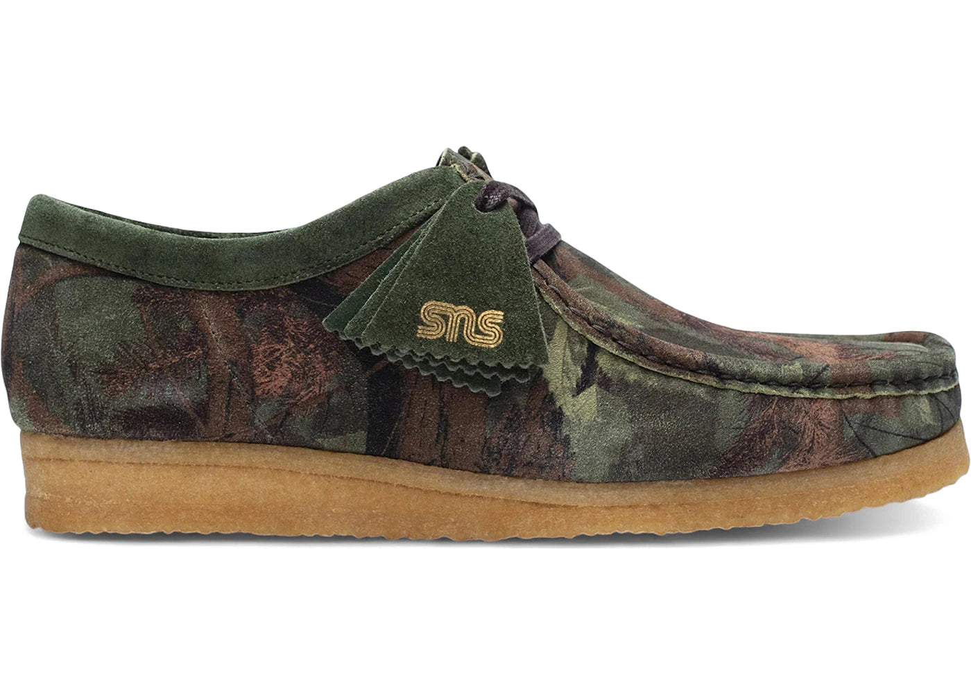 Clarks Originals Wallabee Sneakersnstuff Acid Realtree Camo - vue 360