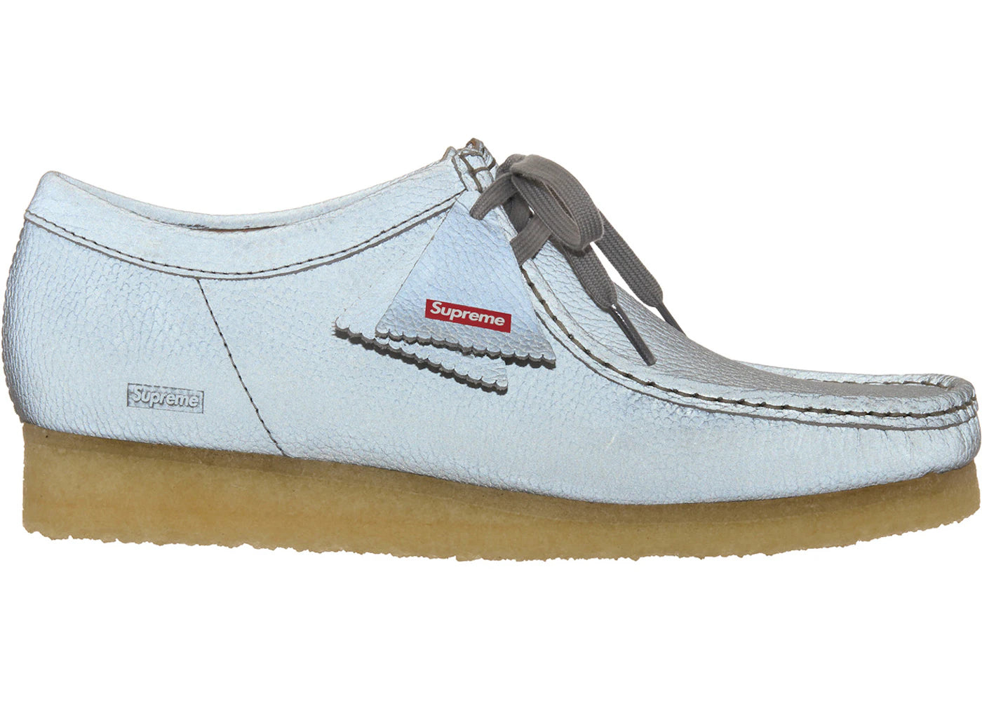 Clarks Originals Wallabee Supreme Grey Reflective - vue secondaire A