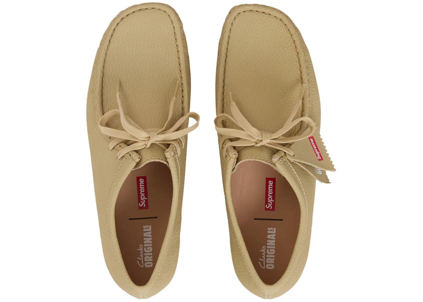 Clarks Originals Wallabee Supreme Natural Reflective - vue secondaire B