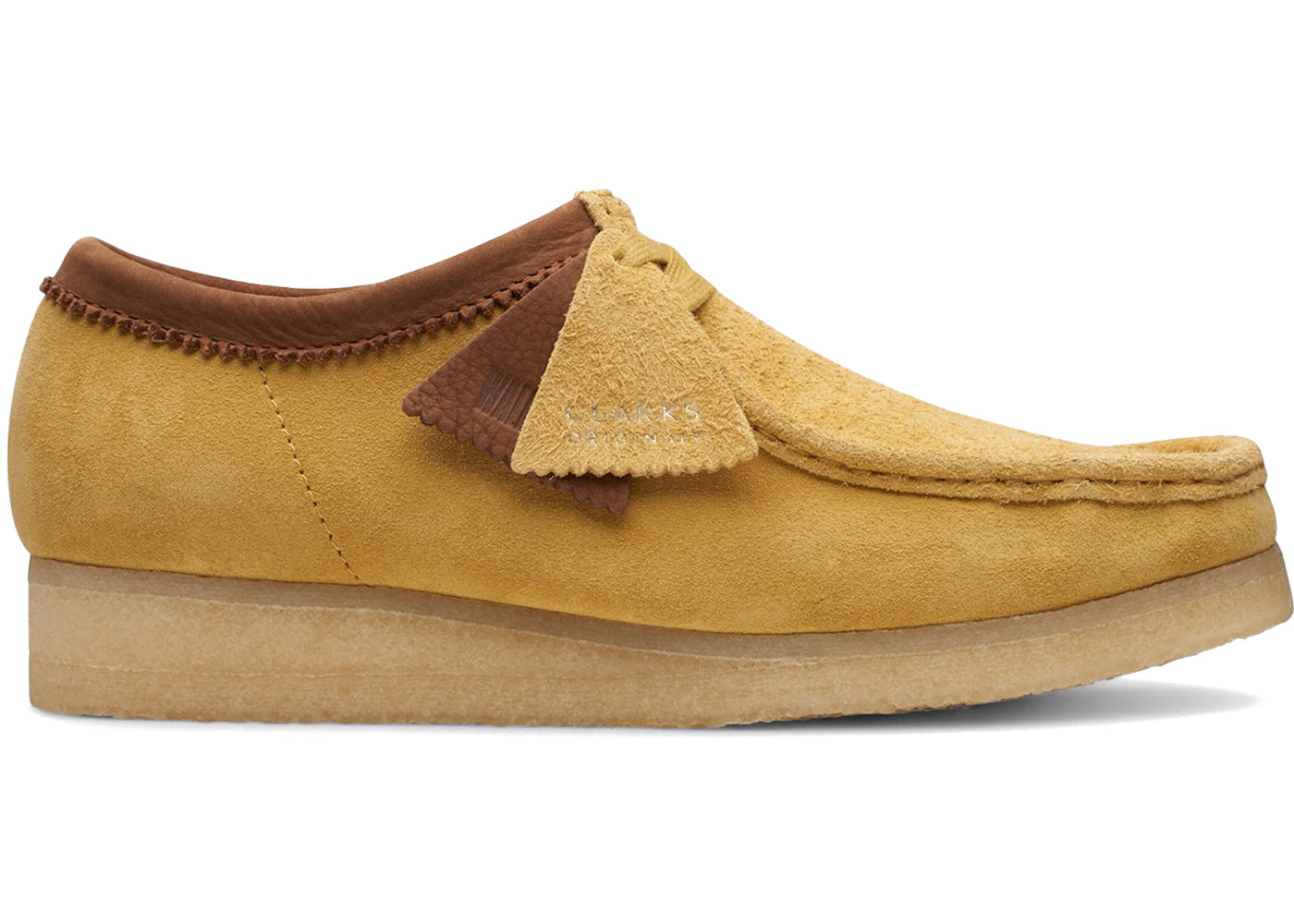 Clarks Originals Wallabee Yellow Combination - vue 360
