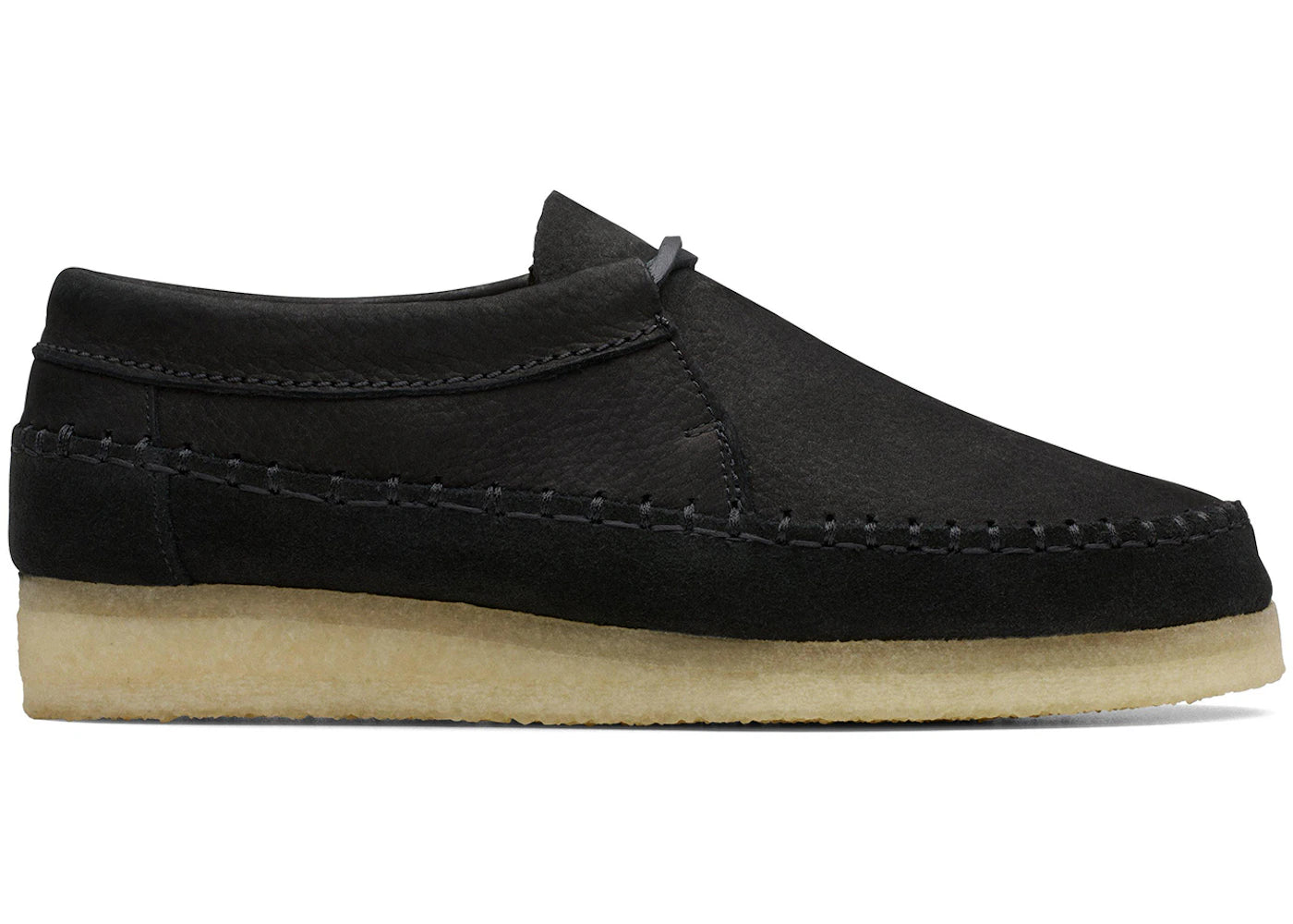 Clarks Originals Weaver Tie Black Suede (Women's) - vue secondaire A