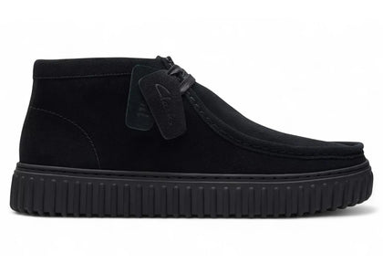 Clarks Torhill Hi Black Suede - authentic Clarks sneakers
