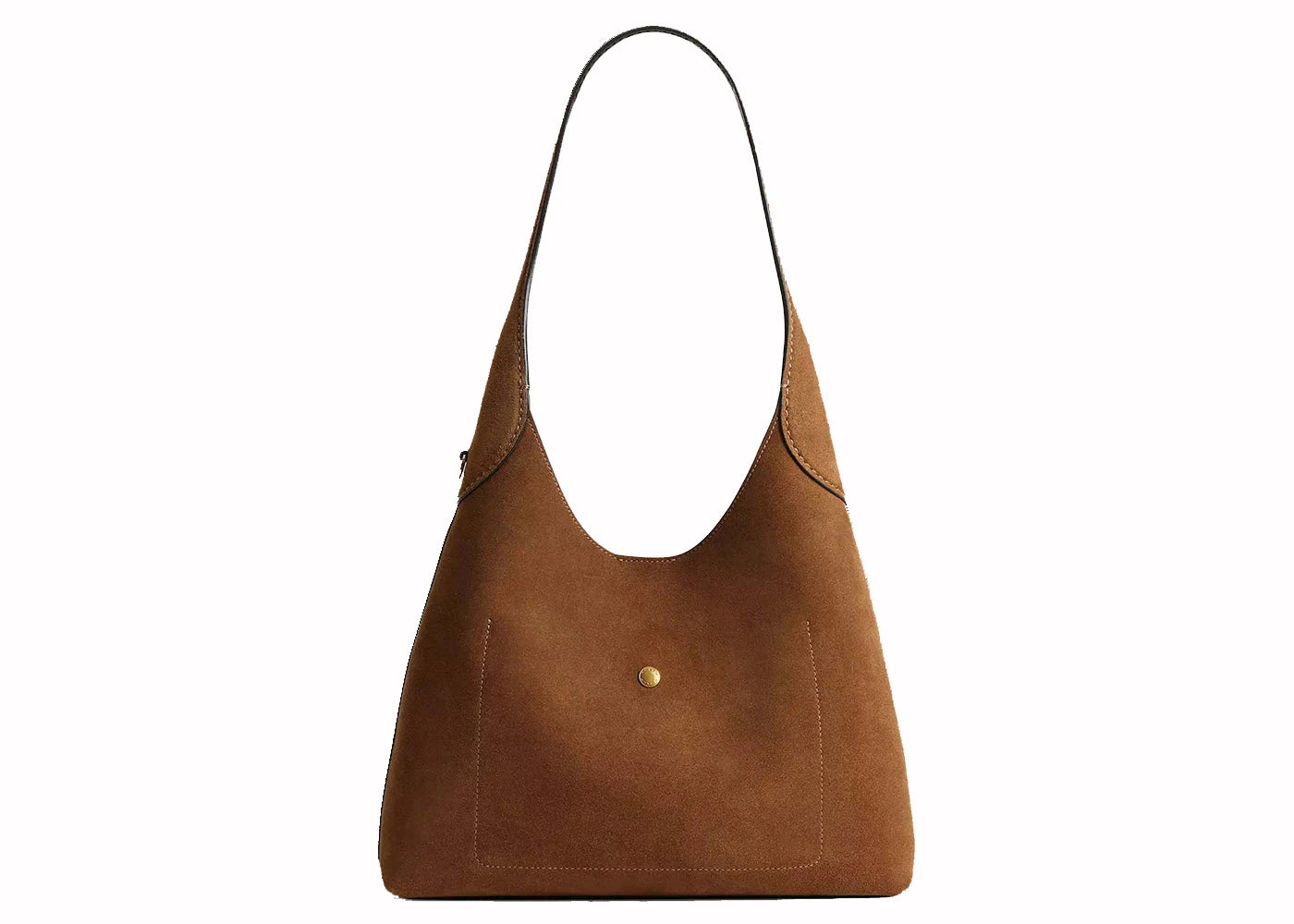 Coach Brooklyn Shoulder Bag 28 Suede/Brass/Cedar - vue secondaire B