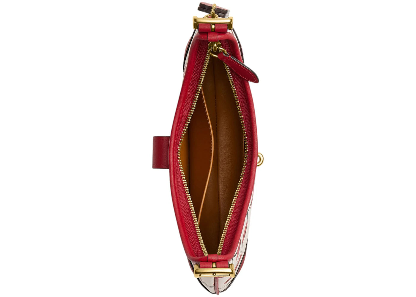 Coach Hamptons Hobo Bag Cherry Print Brass/Chalk Multi - vue secondaire B