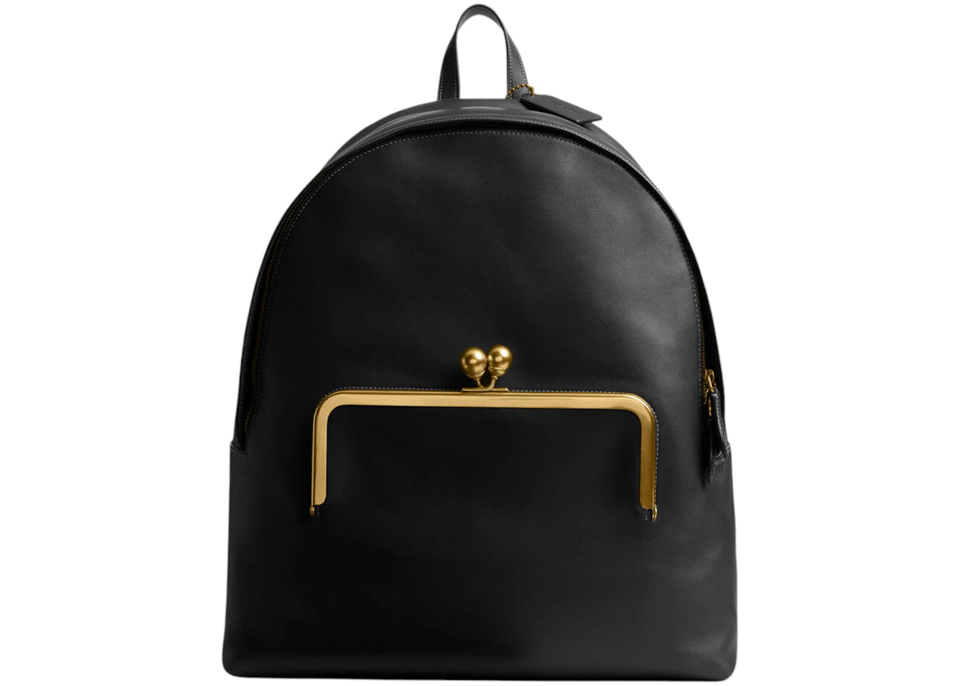 Coach Kisslock Frame Backpack Brass/Black - vue secondaire A