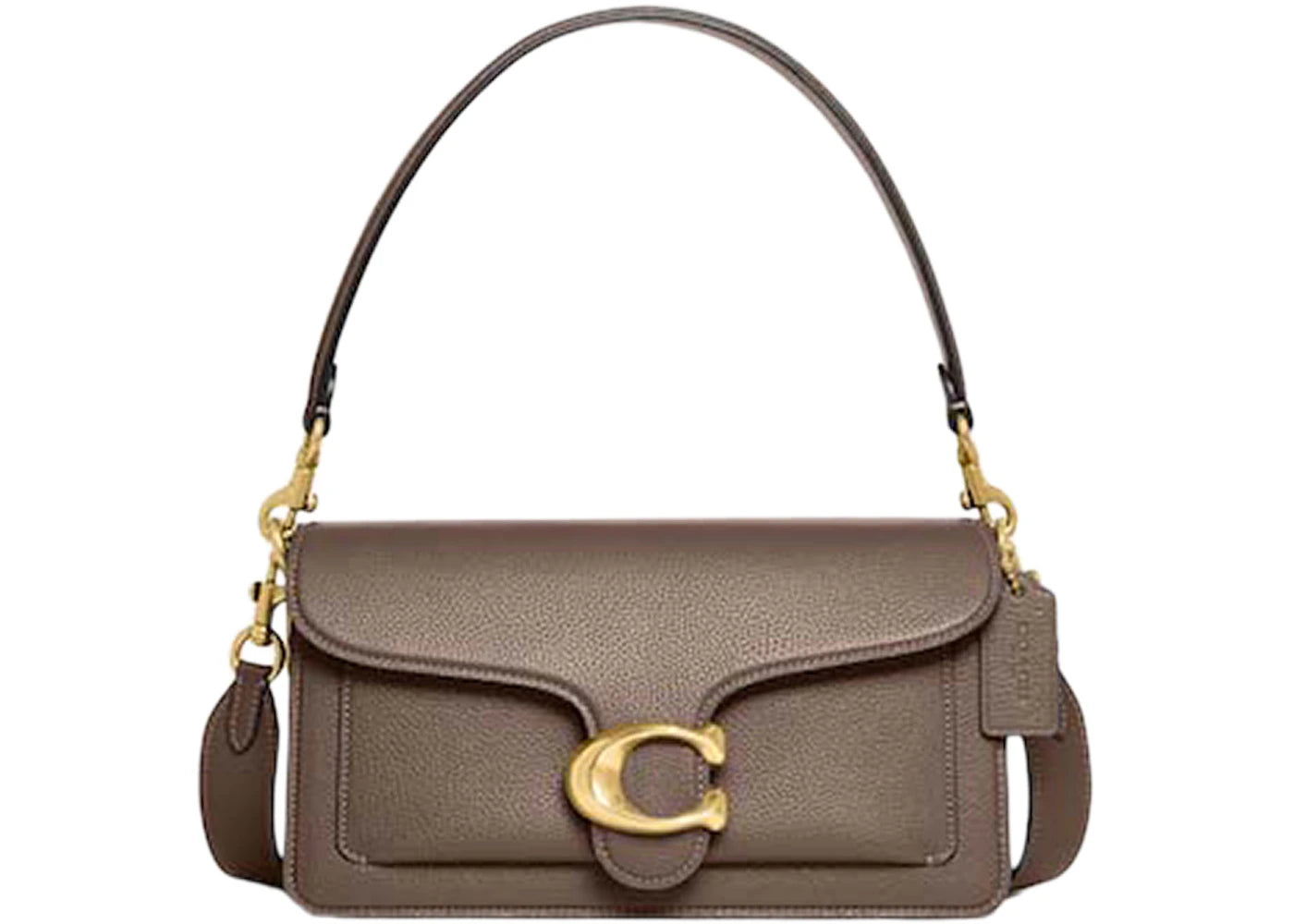 Coach Shoulder Bag Tabby 26 Brass/Dark Stone - vue secondaire A