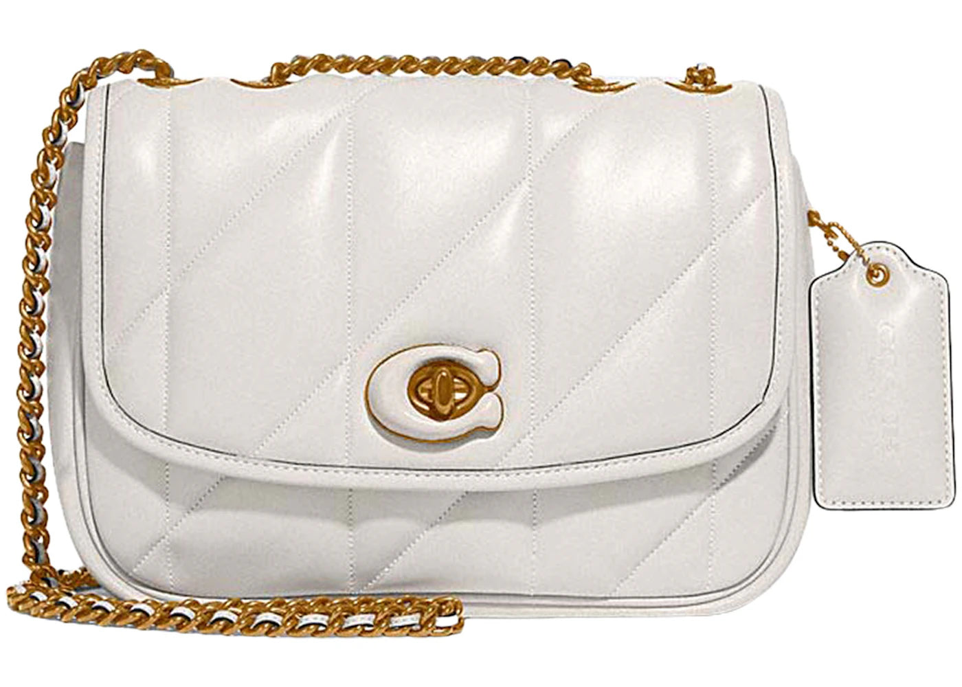 Coach Schultertasche mit Steppkissen, Madison Chalk - vue 360