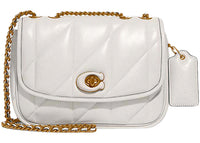 Coach Schultertasche mit Steppkissen, Madison Chalk