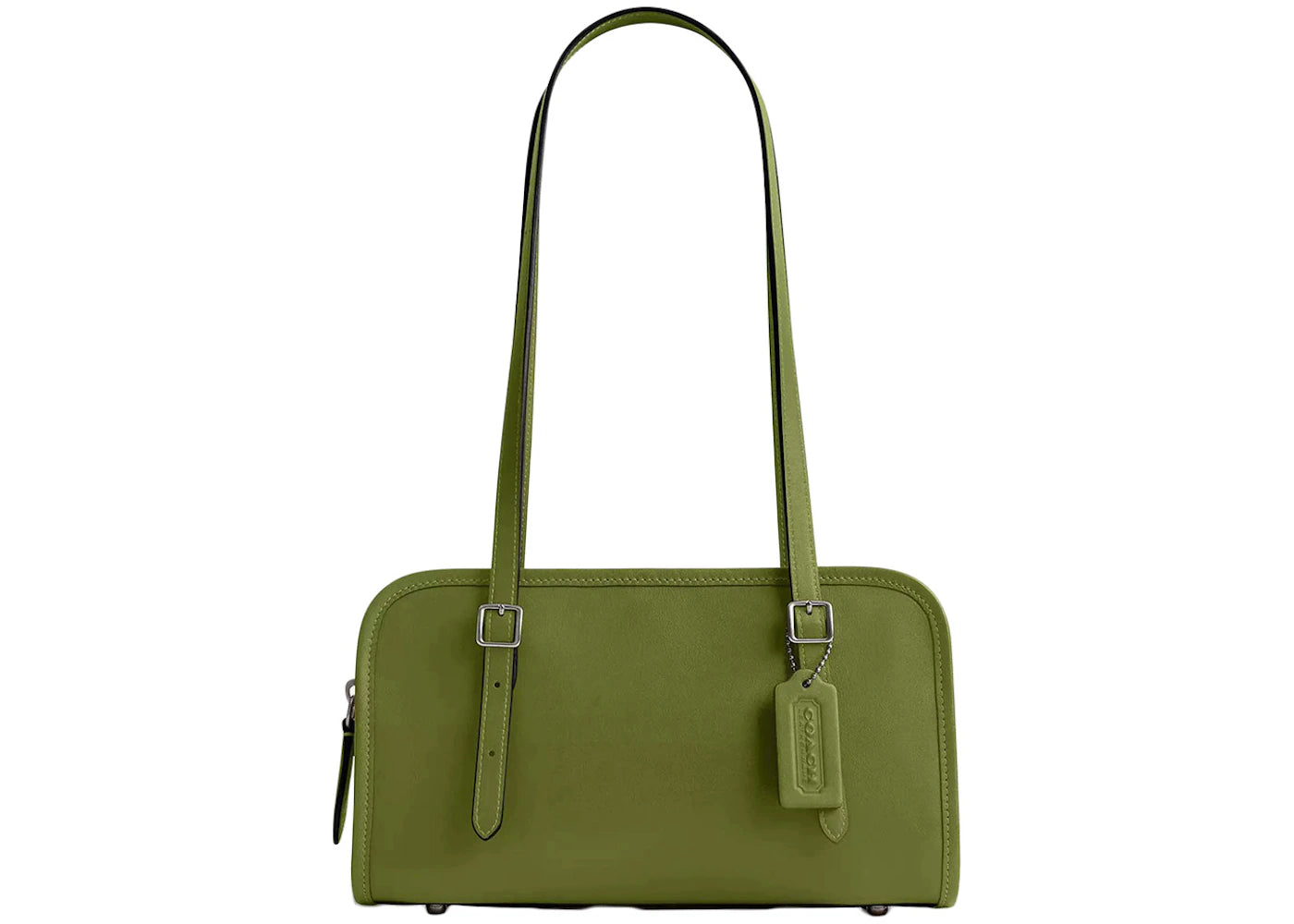 Coach Swing Zip Silver/Dark Lime sneakers - authentic Coach shoes