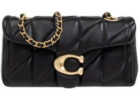 Coach Tabby 20 Quilted Shoulder Bag Black