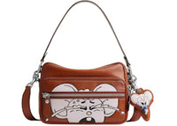 Coach x Brain Dead Dakota Crossbody Bag With Kachi Mouse Amber