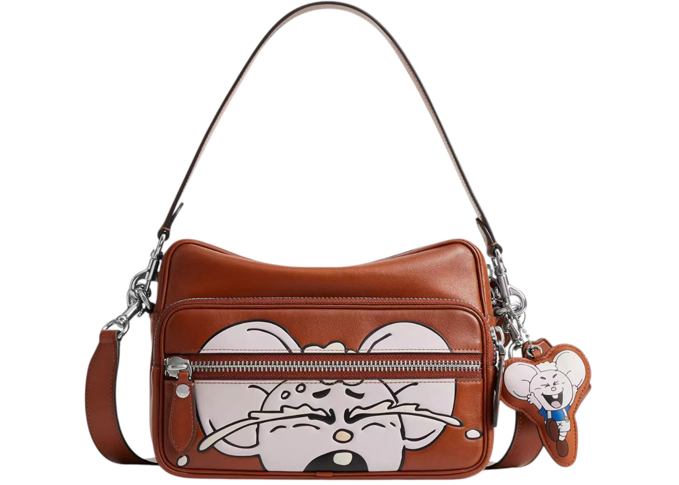 Coach x Brain Dead Dakota Crossbody Bag With Kachi Mouse Amber - vue secondaire A