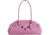 Coach x Brain Dead Empire Carryall Bag 34 In Shearling Shearling/Brass/Fuchsia