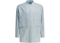 Comme des Garcons Casual Patch Pockets Shirt Light Blue